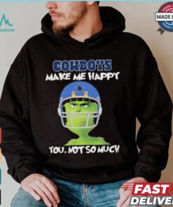 Grinch Cowboys Make Me Happy You, Not So Much shirt