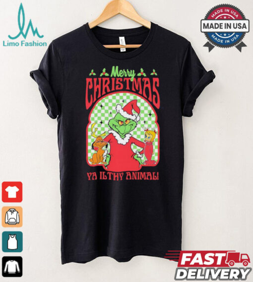 Grinch Merry Chrsitmas Ya Ilthy Animal Grinchmas shirt