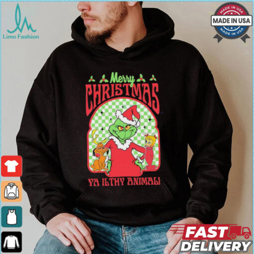 Grinch Merry Chrsitmas Ya Ilthy Animal Grinchmas shirt