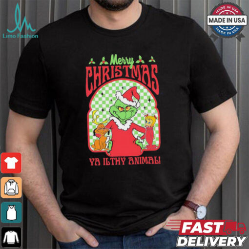 Grinch Merry Chrsitmas Ya Ilthy Animal Grinchmas shirt