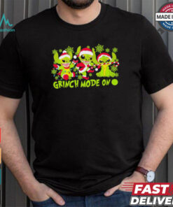 Grinch Mode On Christmas 2024 cute shirt