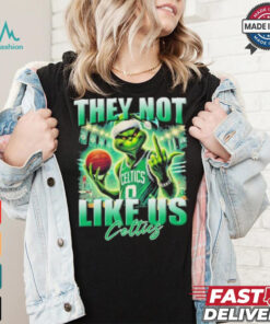 Grinch X Boston Celtics They Not Like Us Christmas Shirt