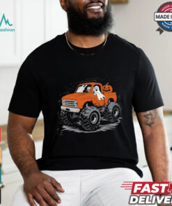 Halloween Shirt For Kids Boy Monster Truck Pumpkin Halloween T Shirt