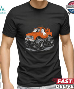 Halloween Shirt For Kids Boy Monster Truck Pumpkin Halloween T Shirt