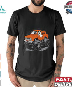 Halloween Shirt For Kids Boy Monster Truck Pumpkin Halloween T Shirt