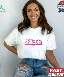 Hannah Hughes Wearing Bitcoin Fom021 Barbie Shirt