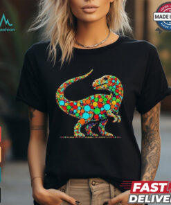 Happy Dot Day Colorful Polka Dot Dinosaur Boys T Shirt