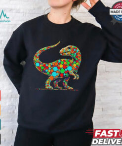 Happy Dot Day Colorful Polka Dot Dinosaur Boys T Shirt