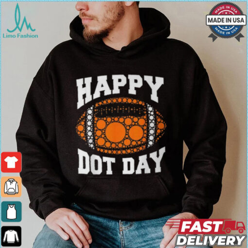 Happy Dot Day Football Player Coaches Boys Kid T Shirt