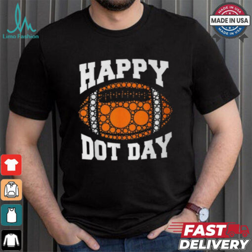 Happy Dot Day Football Player Coaches Boys Kid T Shirt