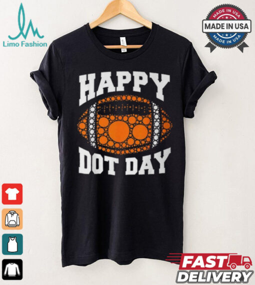 Happy Dot Day Football Player Coaches Boys Kid T Shirt