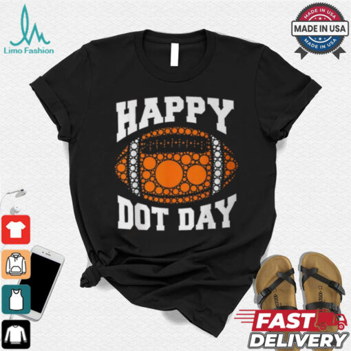 Happy Dot Day Football Player Coaches Boys Kid T Shirt