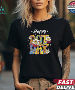 Happy dot day colorful polka dots kids boys girls toddlers shirt