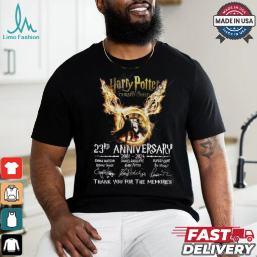 Harry Potter And The Cursed Child 23rd Anniversary 2001 – 2024 Thank You For The Memories T Shirt