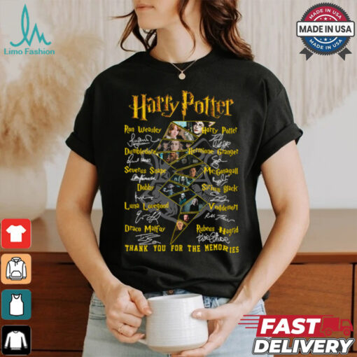 Harry Potter Characters Thank You For The Memories T Shirt