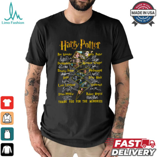 Harry Potter Characters Thank You For The Memories T Shirt