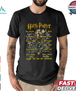 Harry Potter Characters Thank You For The Memories T Shirt