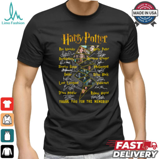 Harry Potter Characters Thank You For The Memories T Shirt