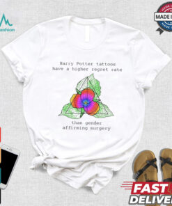 Harry Potter tattoos have a higher regret rate deathly hallows cover up unixsex shirt