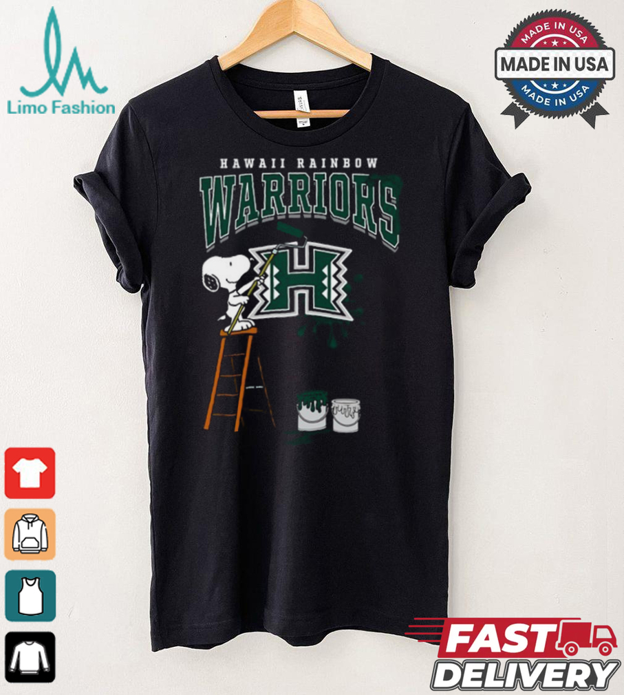 Hawaii Rainbow Warriors Snoopy Painting Shirt Hawaii Rainbow Warriors Snoopy Painting Shirt