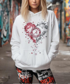 Heart Diamonds Crystal Alabama Crimson Tide Shirt