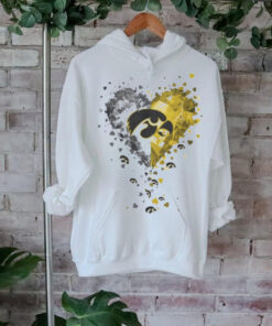 Heart Diamonds Crystal Heart Iowa Hawkeyes Shirt