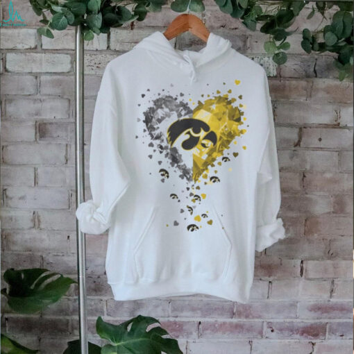 Heart Diamonds Crystal Heart Iowa Hawkeyes Shirt