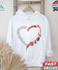 Heart NC State Wolfpack shirt