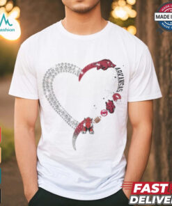 Heart Razorbacks shirt