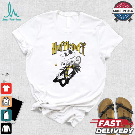 Hogwarts Hufflepuff house Jack Skellington shirt