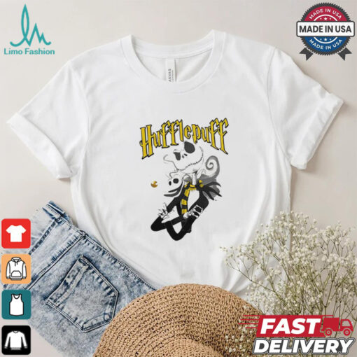 Hogwarts Hufflepuff house Jack Skellington shirt