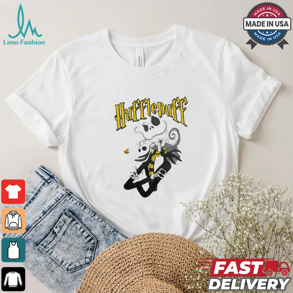 Hogwarts Hufflepuff house Jack Skellington shirt Hogwarts Hufflepuff house Jack Skellington shirt