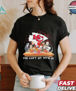 Horror Characters Movie Team You Can’t Sit With Us Kansas City Chiefs Halloween Shirt
