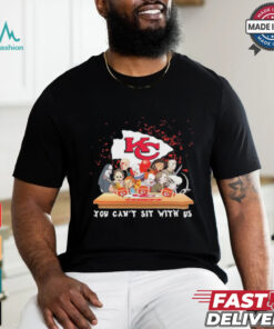 Horror Characters Movie Team You Can’t Sit With Us Kansas City Chiefs Halloween Shirt