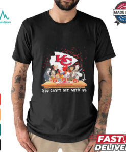 Horror Characters Movie Team You Can’t Sit With Us Kansas City Chiefs Halloween Shirt