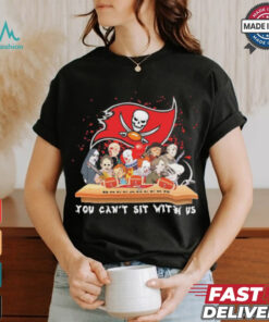 Horror Characters Movie Team You Can’t Sit With Us Tampa Bay Buccaneers Halloween Shirt