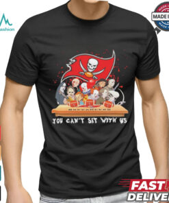 Horror Characters Movie Team You Can’t Sit With Us Tampa Bay Buccaneers Halloween Shirt