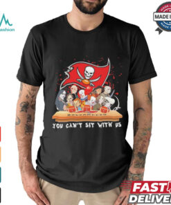 Horror Characters Movie Team You Can’t Sit With Us Tampa Bay Buccaneers Halloween Shirt