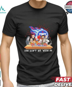 Horror Characters Movie Team You Can’t Sit With Us Tennessee Titans Halloween Shirt