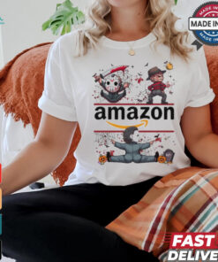 Horror Movie Characters Amazon Halloween 2024 shirt