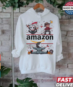 Horror Movie Characters Amazon Halloween 2024 shirt