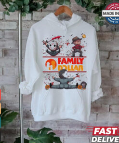 Horror Movie Characters Family Dollar Halloween 2024 shirt