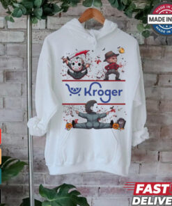 Horror Movie Characters Kroger Halloween 2024 shirt