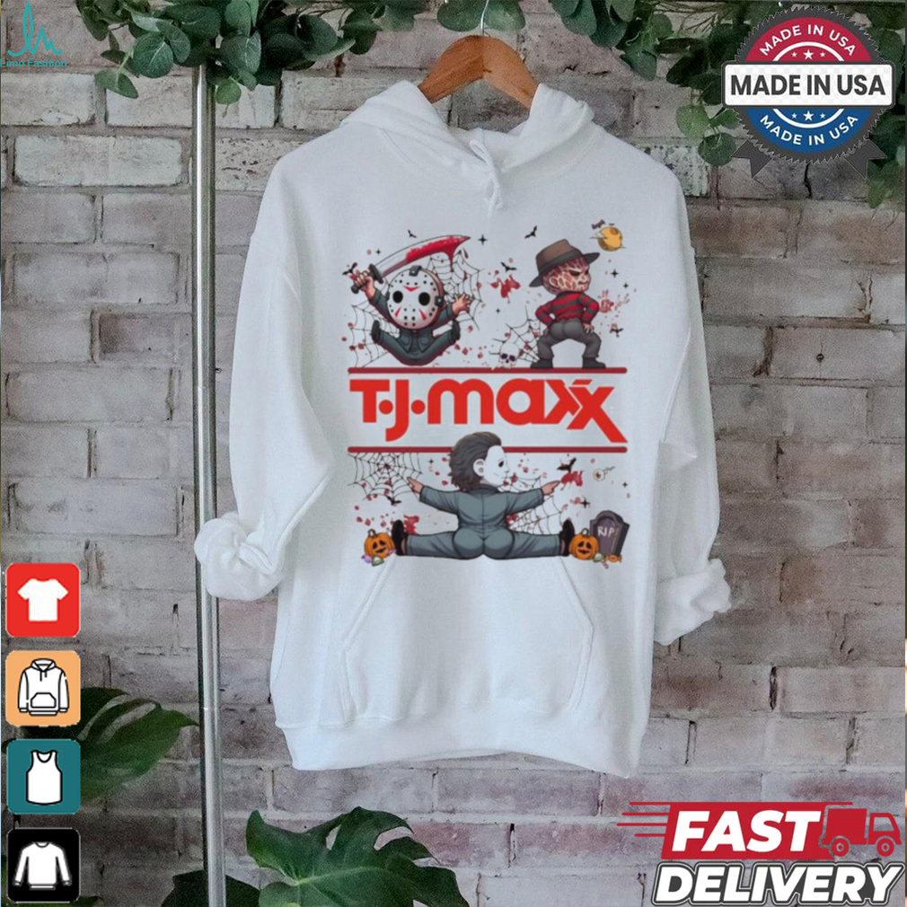 Horror Movie Characters TJ Maxx Halloween 2024 shirt Horror Movie Characters TJ Maxx Halloween 2024 shirt
