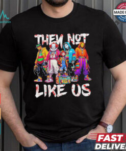 Horror Movie They Not Like Us Halloween Gifts Shirt