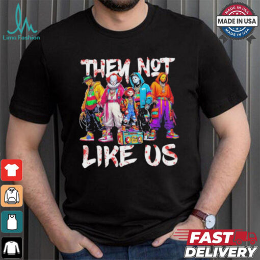 Horror Movie They Not Like Us Halloween Gifts Shirt