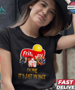 Horror movies Frito Lay I’m fine it’s just my face Halloween shirt, hoodie, sweater, long sleeve and tank top Horror movies Frito Lay I’m fine it’s just my face Halloween shirt