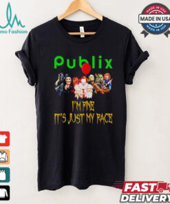Horror movies Publix I’m fine it’s just my face Halloween shirt
