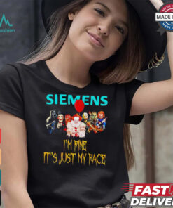 Horror movies Siemens I’m fine it’s just my face Halloween shirt, hoodie, sweater, long sleeve and tank top Horror movies Siemens I’m fine it’s just my face Halloween shirt