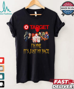 Horror movies Target I’m fine it’s just my face Halloween shirt, hoodie, sweater, long sleeve and tank top Horror movies Target I’m fine it’s just my face Halloween shirt